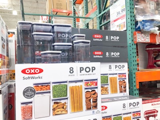 costco softworks oxo pop 8-piece food storage container set