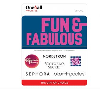 Fun & Fabulous $50 Gift Card