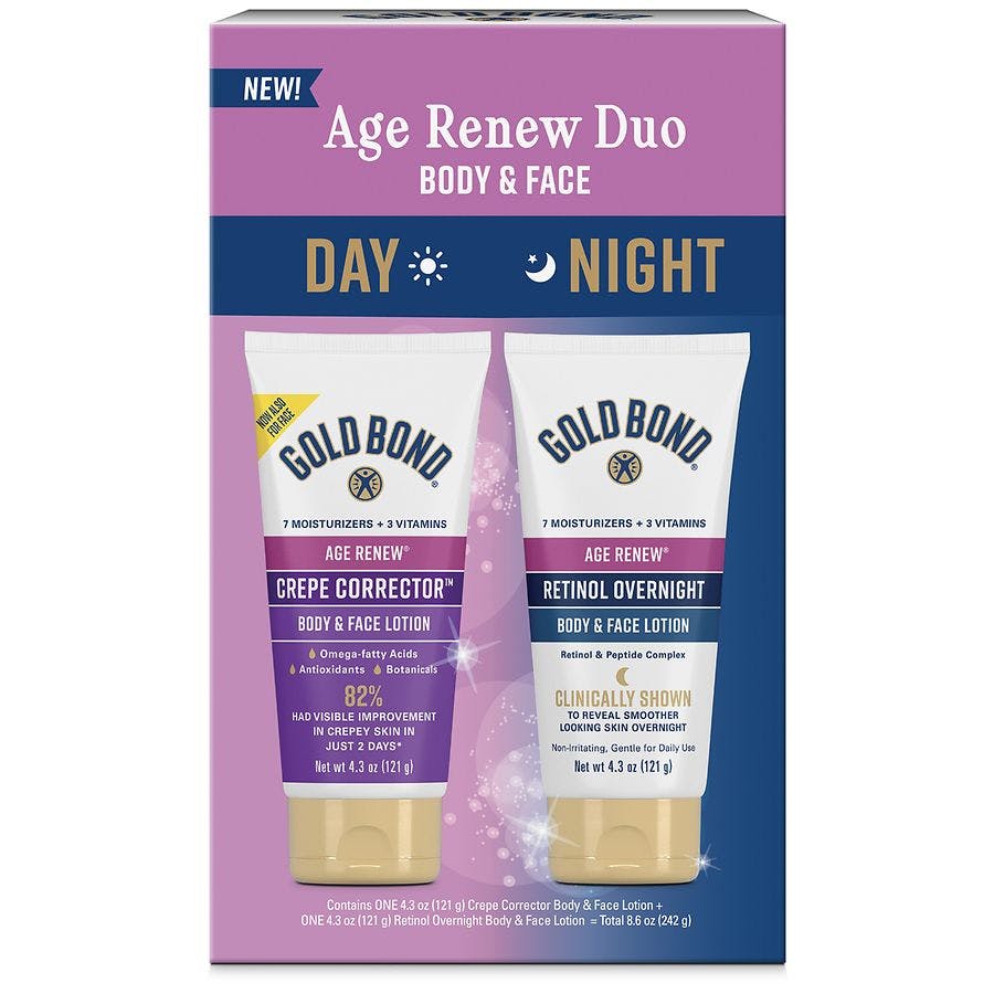 2 Gold Bond Age Renew Lotion Sets