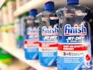 3 bottles of Finish Jet-Dry on a Target shelf