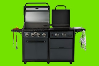 members mark grill griddle combo collage