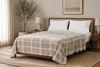 Walmart Mainstays king bed blanket