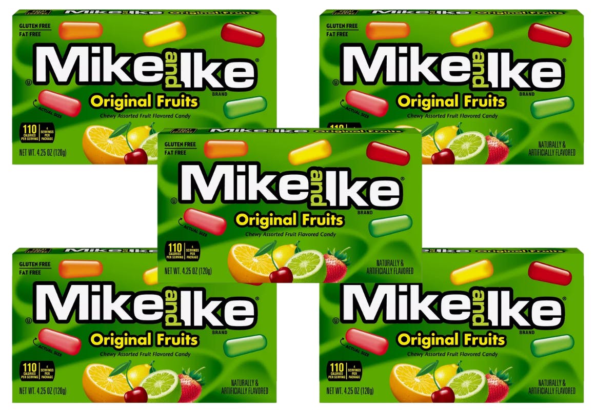 5 Mike and Ike Candy Boxes