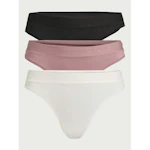 Women's Ribbed Modal Thong 3-Pack