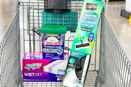 swiffer cascade products in shopping cart