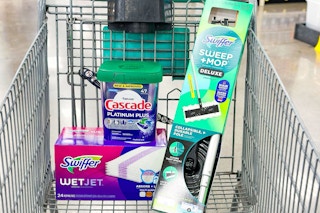 swiffer cascade products in shopping cart