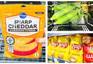 cheese corn chips collage