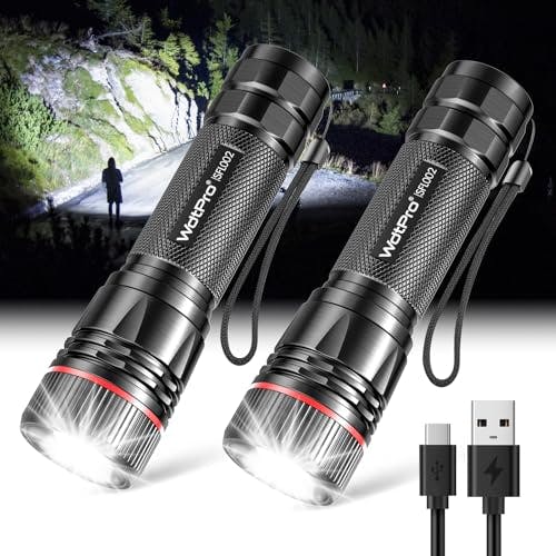 Rechargeable Flashlights 2-Pack