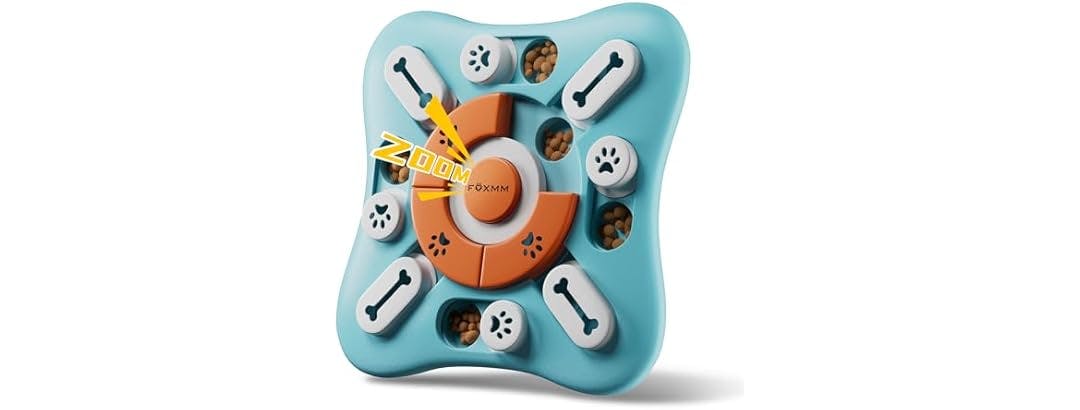 Interactive Dog Treat Puzzle Toy