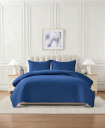 Pinsonic Floral Embossed Quilt Set
