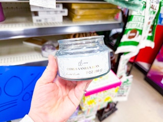 dollar general true living vanilla candle