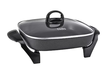 Cooks Covered Electric Skillet
