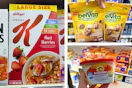 dollar general belvita, special k, borden 3-photo collage