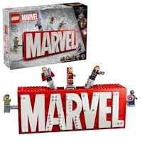 LEGO Marvel Logo & Minifigures Set