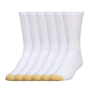 Men's Cotton Crew Athletic Socks 6-Pack
