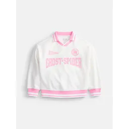 Kids' Collared Graphic Sweatshirt