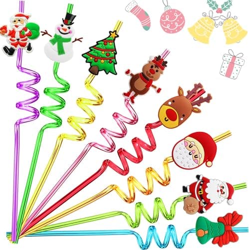 Christmas Drinking Straws