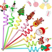 Christmas Drinking Straws