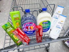 colgate dove softsoap garnier items in walgreens cart