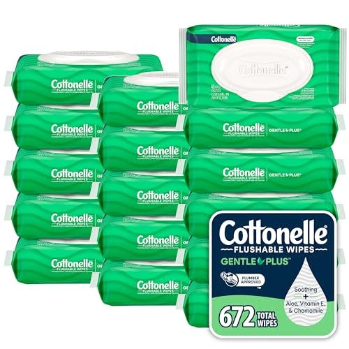 Cottonelle Flushable Wipes 16-Pack