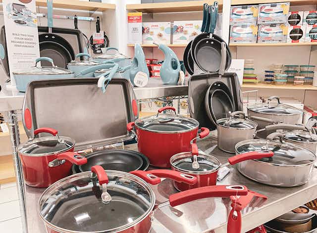 Rachael Ray Cookware Sale: $28 Food Storage, $120 Cookware Sets, and More card image