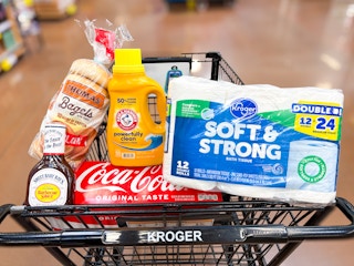 kroger matchup groceries in shopping cart