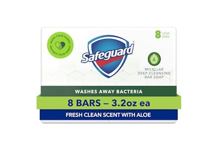 Safeguard Bath Soap 8-Pack