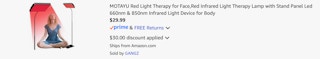Amazon Red Light Therapy Lamp 2026
