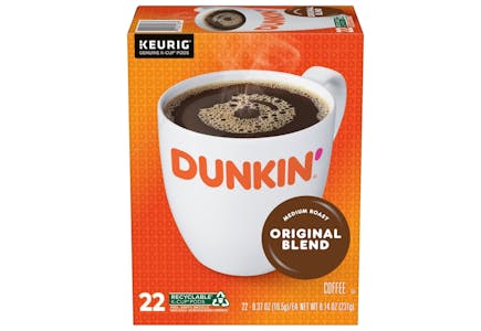 2 Dunkin' Coffee K-Cups Packs