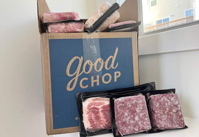 $50 Off Your First Box of Good Chop Premium Meats card image
