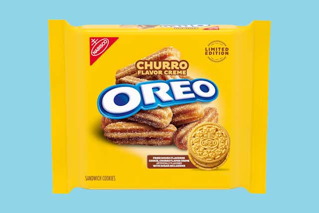 Oreo Churro Sandwich Cookies, Just $2.78 on Amazon card image