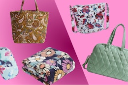 Extra 20% Off Vera Bradley Clearance: $9 Belt Bag, $18 Tote Bag, and More card image