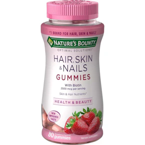 2 Nature's Bounty Biotin Gummies Bottles