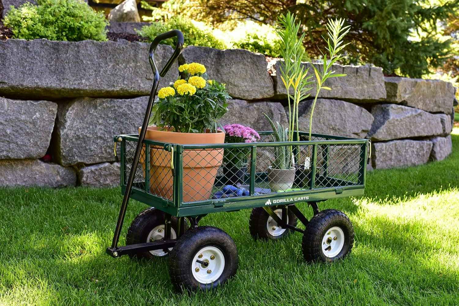 Gorilla Carts Steel Garden Cart, $89 on Amazon (Reg. $139)