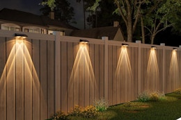 solar fence lights