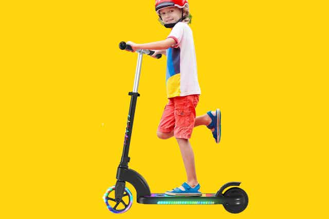 Electric Scooter for Kids, Just $85 on Amazon (Reg. $110) card image
