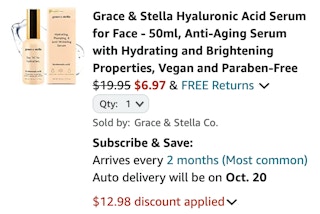 Grace Stella Hyaluronic cart