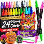 Dual-Tip Acrylic Paint Marker Pens