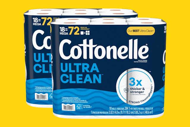 Cottonelle 36-Count Toilet Paper, Only $24.99 on Costco.com (Reg. $31.99) card image