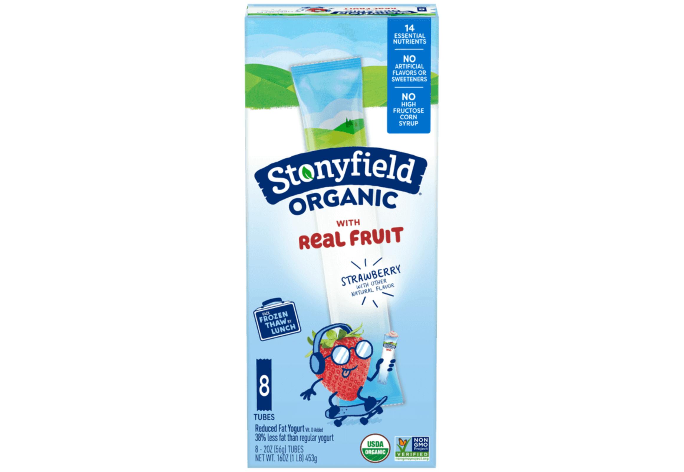 2 Stonyfield Organic Kids' Yogurt Boxes