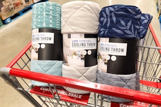 costco life comfort cooling throw