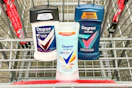 degree deodorants in a shopping cart