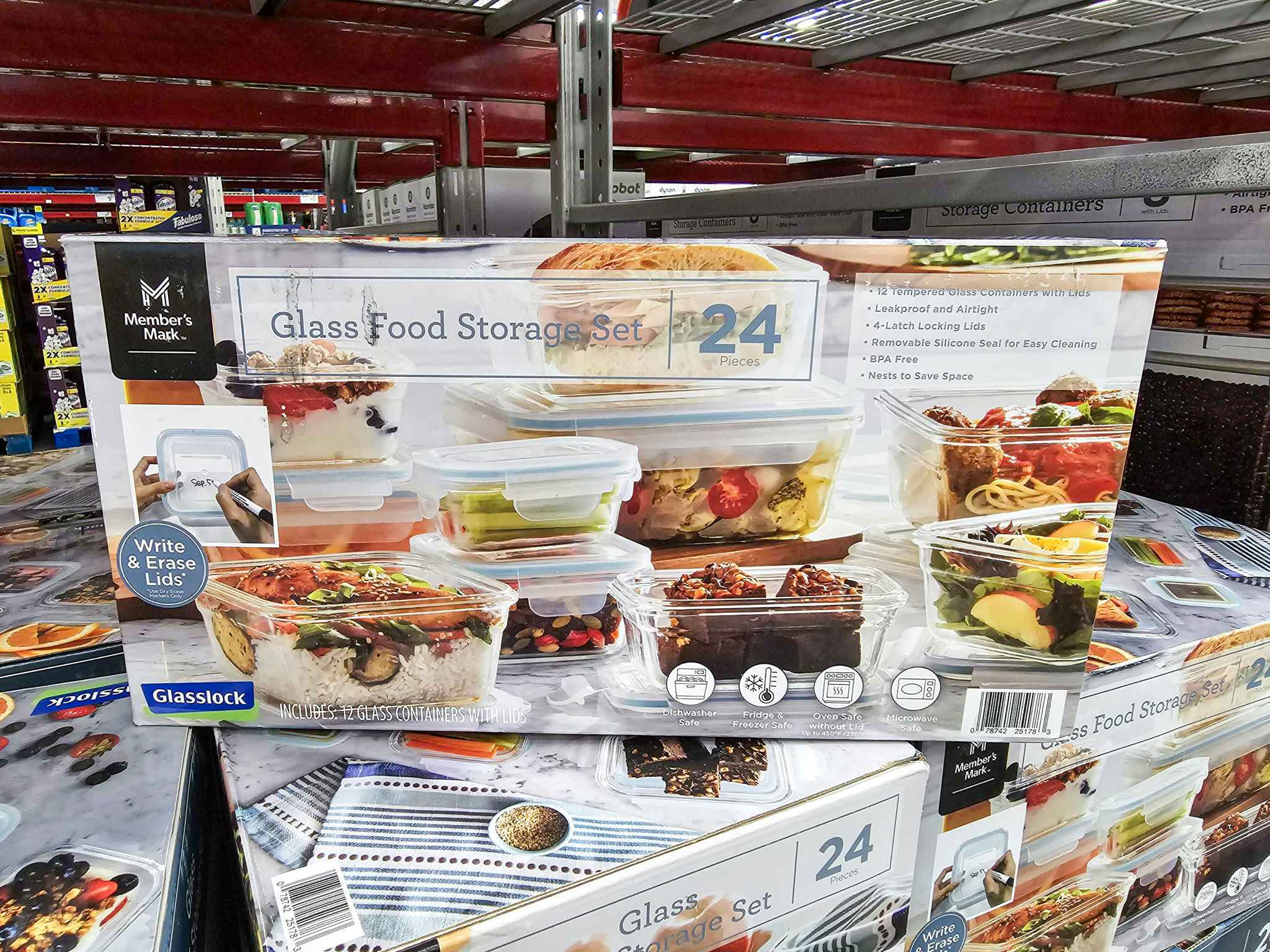 glass food storage set