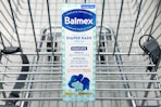 balmex diaper rash cream in a cart