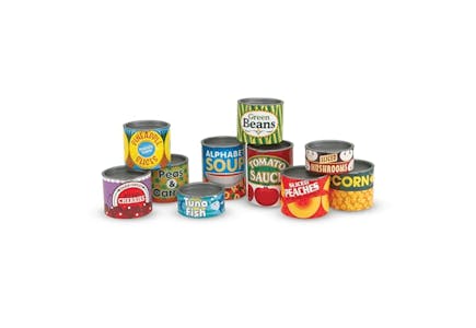 Melissa & Doug Toy Grocery Cans