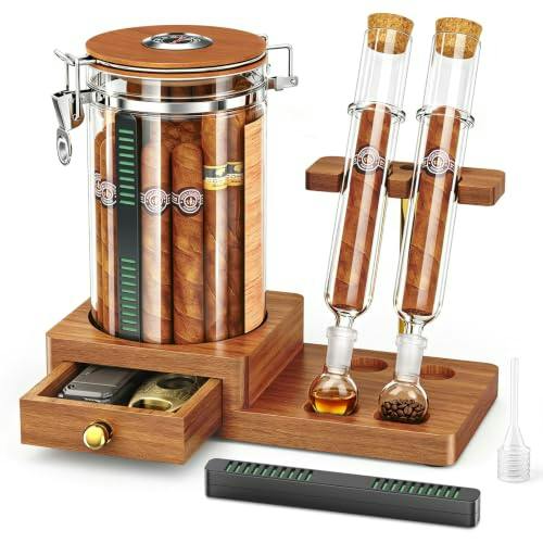 Glass Cigar Humidor Jar