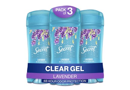 Secret Deodorant 3-Pack