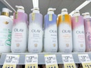 olay premium body washes on walgreens shelf