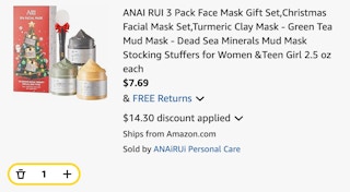 ANAI RUI 3 Pack Face Mask Gift Set