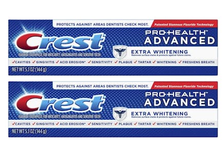 2 Crest Toothpastes